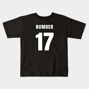 NUMBER 17 FRONT-PRINT Kids T-Shirt